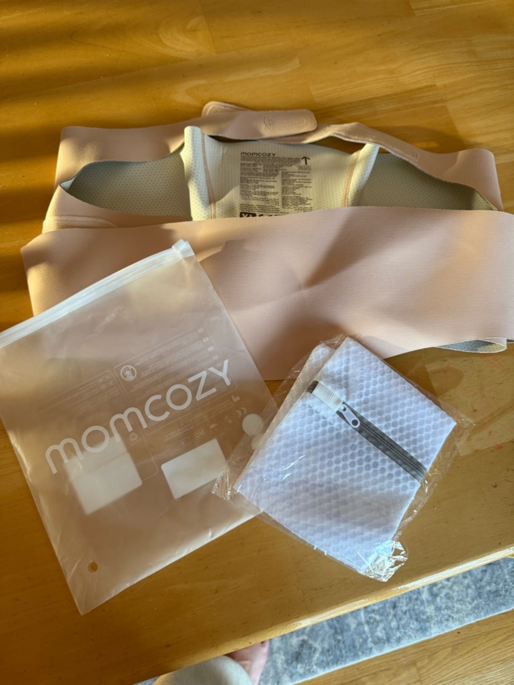 momcozy Nude/Pale Pink belly band